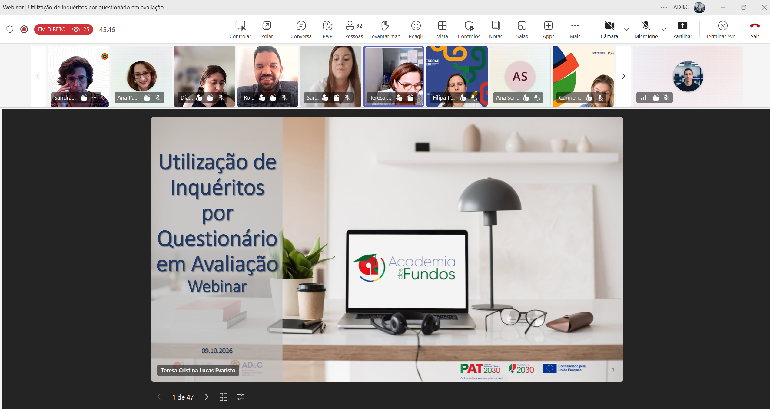 Webinar Inquéritos